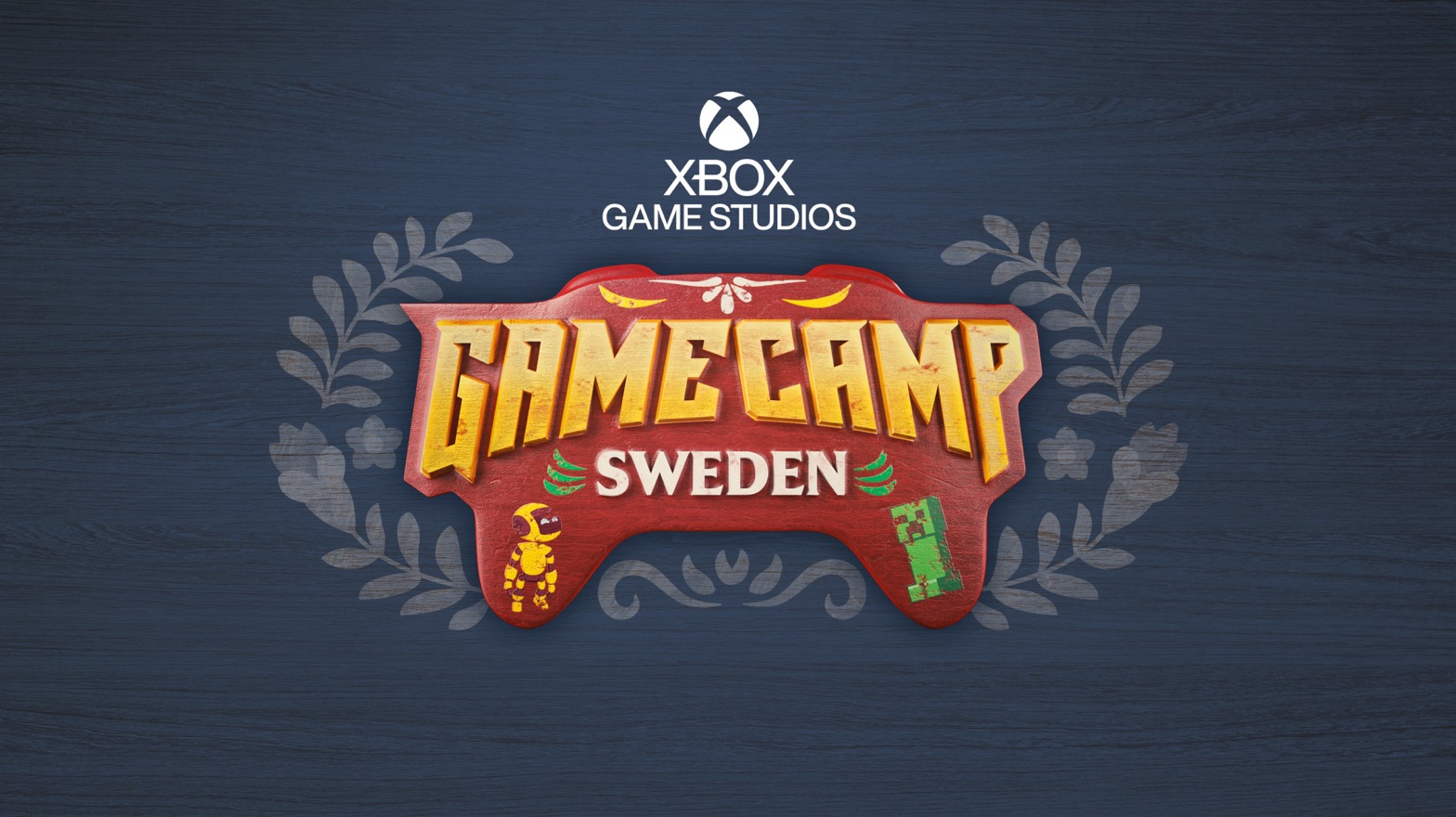 Hero image for Xbox Game Studios Game Camp Sweden with logo