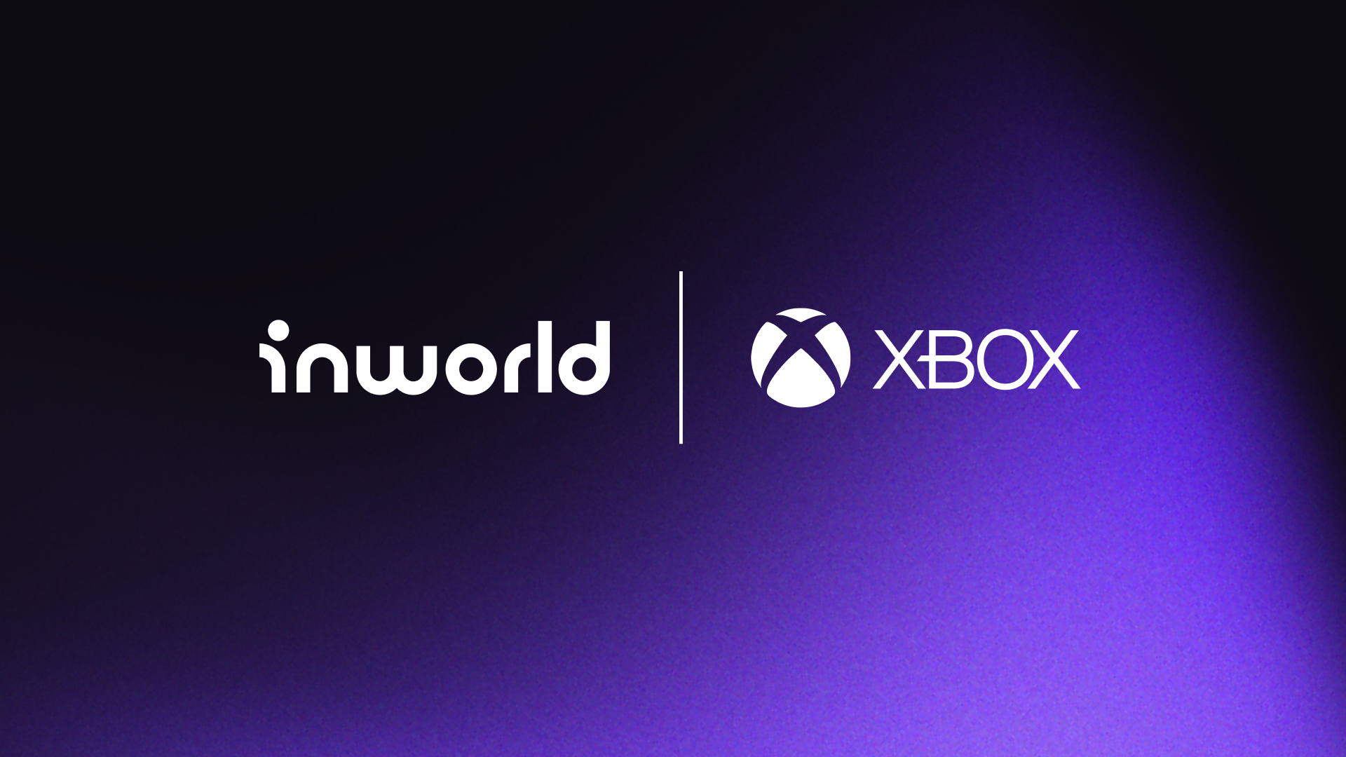 Xbox and InWorld Partnership Hero asset