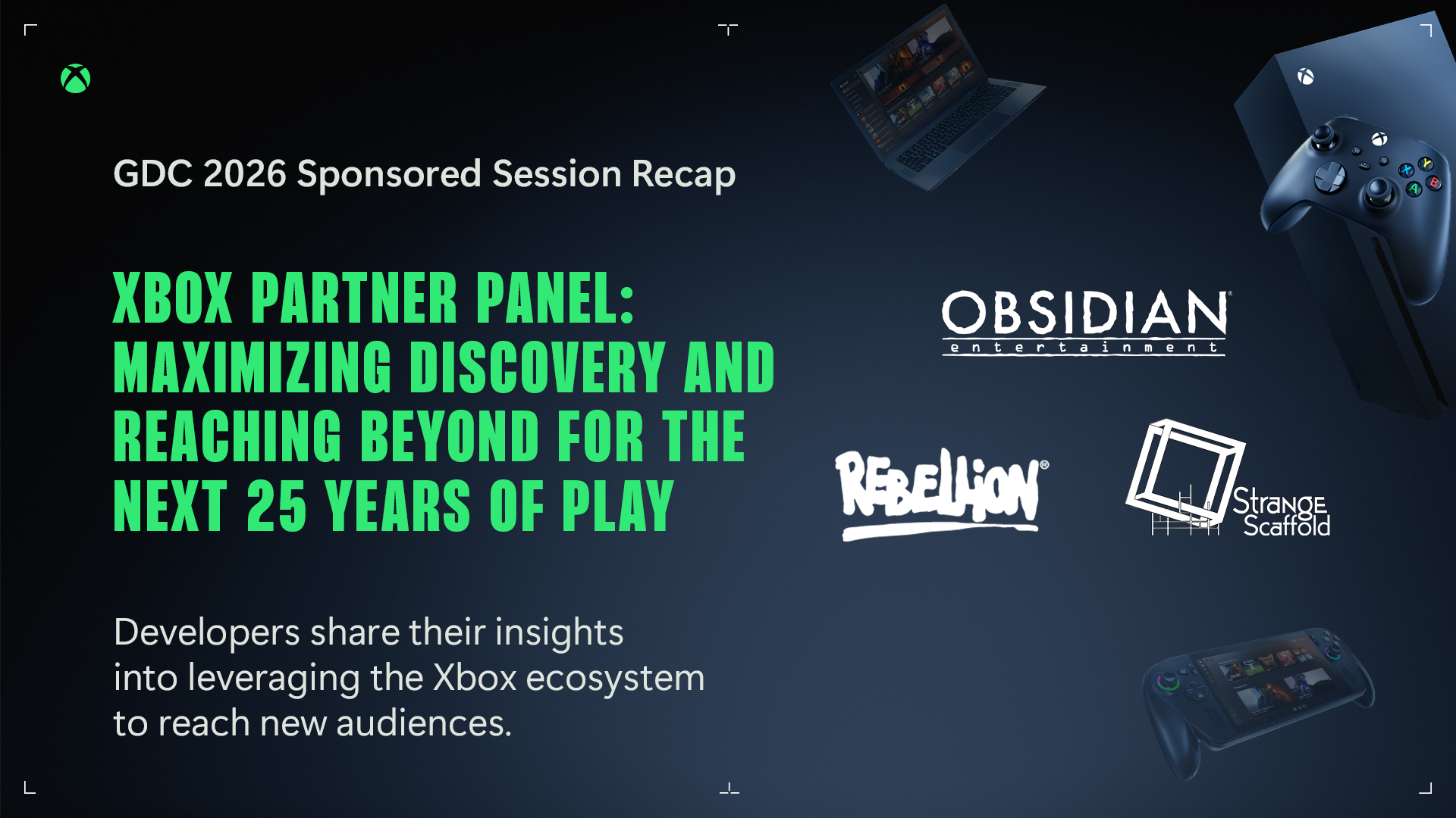 Xbox Partner Panel hero image