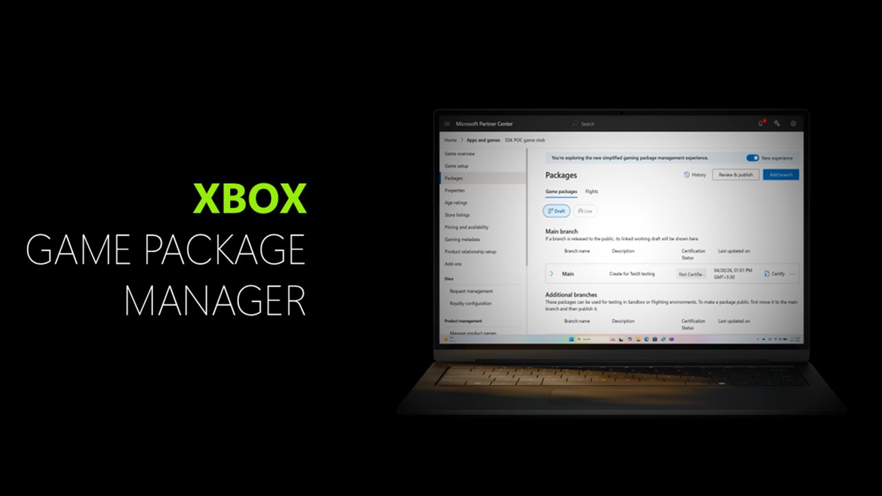 Game Package Manager Hero image