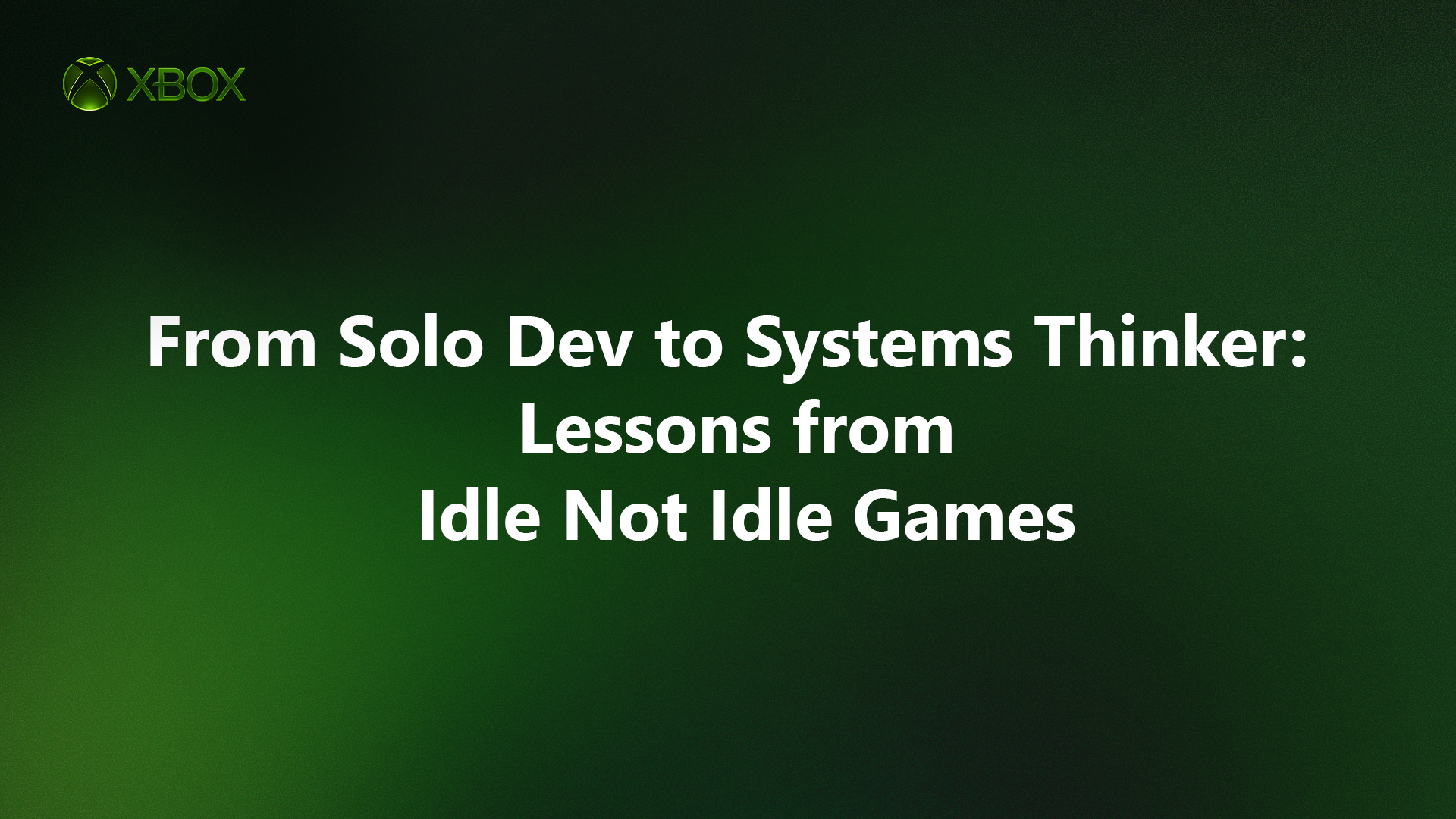 Idle Not Idle Games Office Hours Hero image