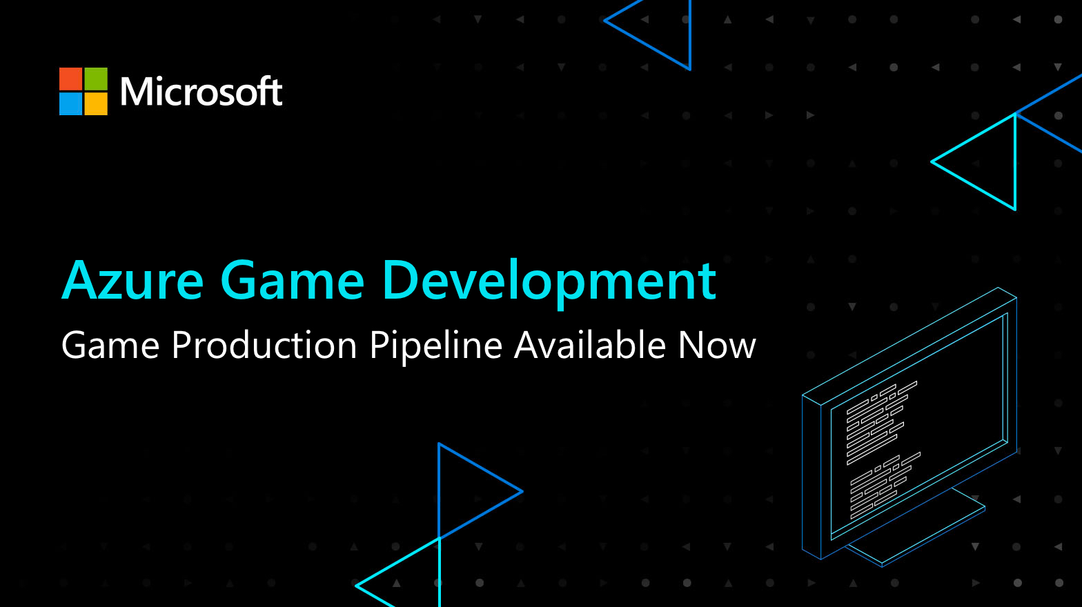 Azure Game Development game production pipeline available now