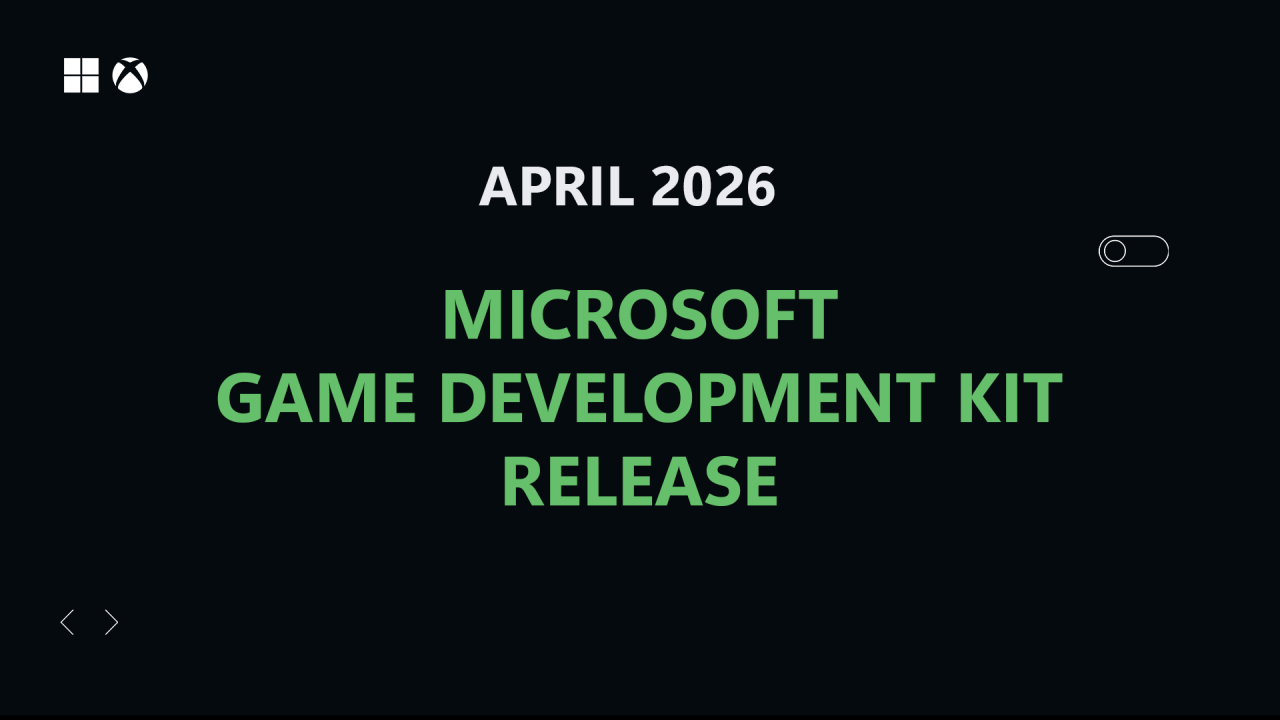 April 2026 GDK Release Hero image