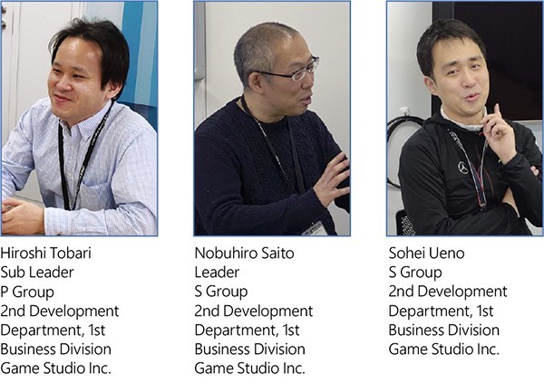Hiroshi Tobari, Nobuhiro Saito, and Sohei Ueno