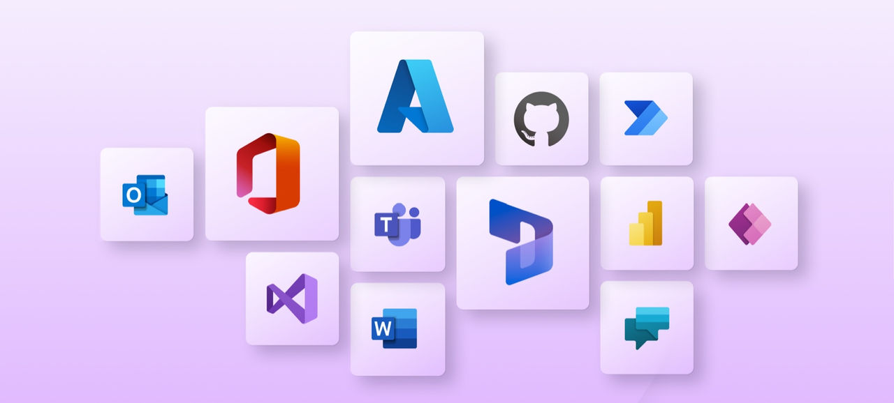 icons for various Microsoft apps