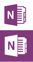Logo that includes only the icon.  Versions with purple on white and reversed.